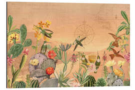 Magnettafel Sonnenuntergang in der Wüste