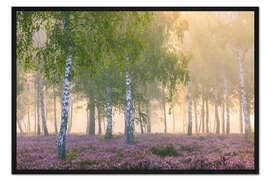 Gerahmter Kunstdruck Spätsommermorgen