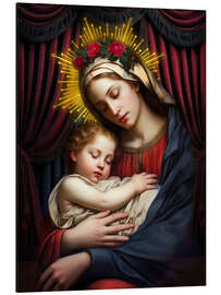 Magnettafel Jungfrau Maria mit Kind III