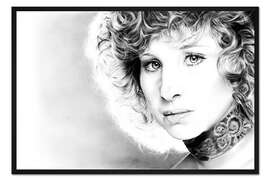 Gerahmter Kunstdruck Barbra Streisand