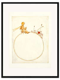 Impresión de arte enmarcada The Little Prince (Le Petit Prince), 1942