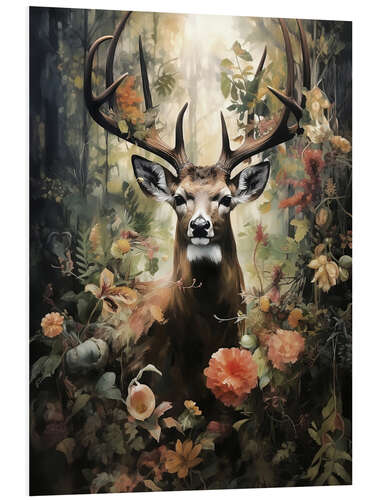 Foam board print The Forest of Deer