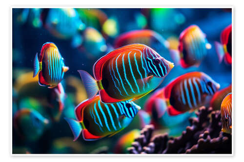 Poster Colorful Tropical Fish