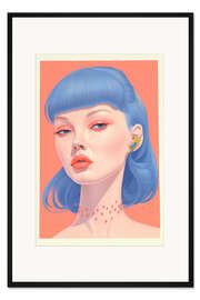 Gerahmter Kunstdruck Crystal Eyes II