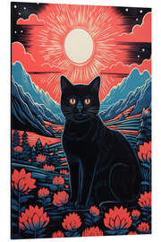 Magnettafel Die Morgendämmerung der Katzen