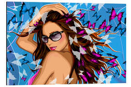 Magnettafel Butterflies In My Head