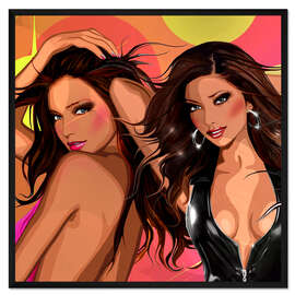 Gerahmter Kunstdruck Clubbing I