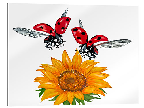 Galleriprint Ladybirds and Sunflower