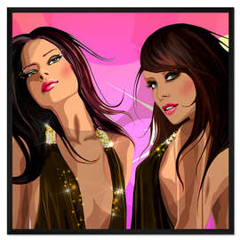 Gerahmter Kunstdruck Clubbing II