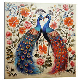 Gallery print Peacocks in Artistic Harmony