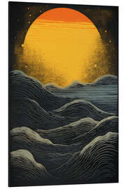 Magnettafel Abstraktes Mondlicht