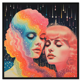 Gerahmter Kunstdruck Rainbow Sophistication