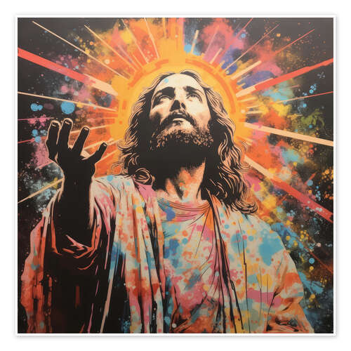 Póster Jesus Shine