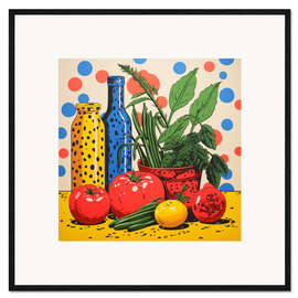 Framed art print My Polka Dot Kitchen