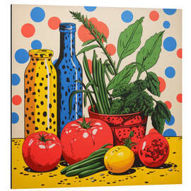 Magnettafel Meine gepunktete Küche