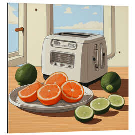 Magnettafel Vintage Morgenroutine