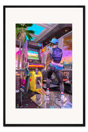 Gerahmter Kunstdruck Back to the Arcade Shoot 'em up