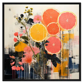Gerahmter Kunstdruck Citrus Magic