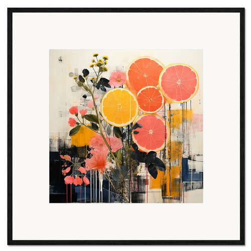Kunsttryk i ramme Citrus Magic