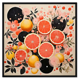 Gerahmter Kunstdruck Citrus Emotions