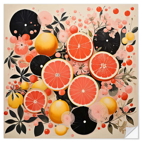 Wall sticker Citrus Emotions