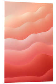 Gallery print Fussy Peach Abstract Layers