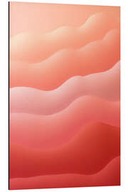 Magnettafel Fussy Peach Abstract Layers