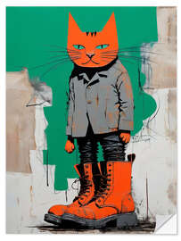 Vinilo para la pared Cat in Boots