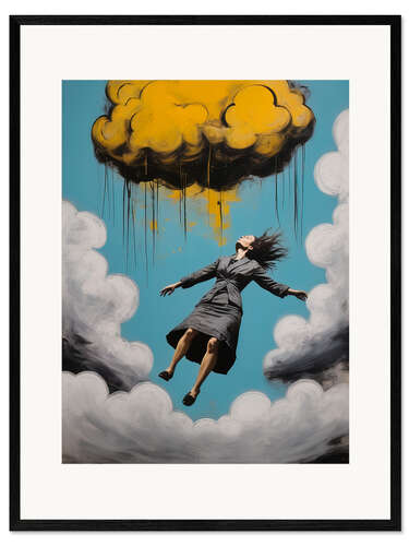 Gerahmter Kunstdruck Magic Cloud