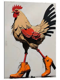 Galleriprint Rooster in Boots