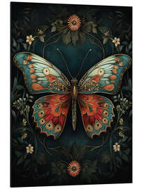 Tableau en aluminium Magical Butterfly