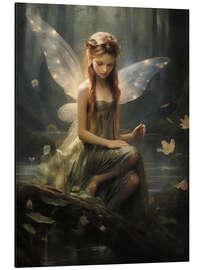 Quadro em alumínio Fairy in the Magic Forest