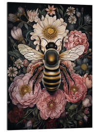 Gallery print Wild bee on flowers