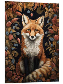 Stampa su PVC Fantastic Fox in The Autumn Forest