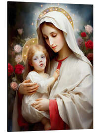 Magnettafel Madonna mit Kind