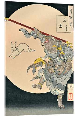 Akryylilasitaulu The Rabbit in the Moon and the Monkey King, 1889