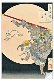 Wall sticker The Rabbit in the Moon and the Monkey King, 1889