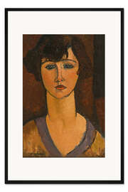 Gerahmter Kunstdruck Porträt von Élisabeth Fuss-Amoré