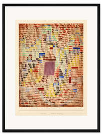 Gerahmter Kunstdruck Mit dem Eingang