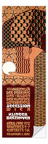 Naklejka na ścianę 14th Exhibition Secession Vienna, 1902