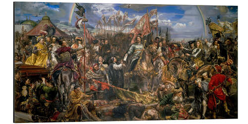 Aluminium print John III Sobieski at the Battle of Vienna