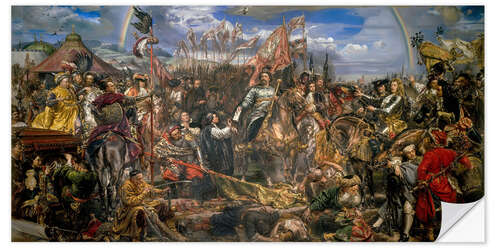 Selvklebende plakat John III Sobieski at the Battle of Vienna