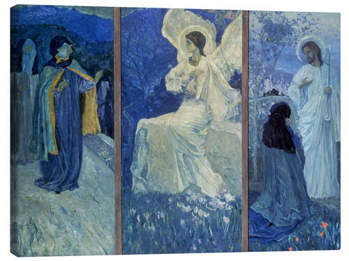 Canvastavla The Resurrection (Triptych), Mikhail Vasilyevich Nesterov