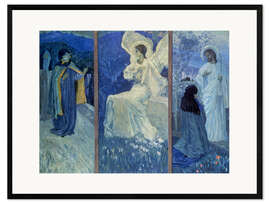 Impresión de arte enmarcada The Resurrection (Triptych), Mikhail Vasilyevich Nesterov