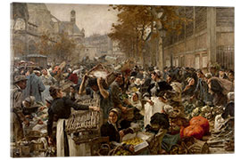 Quadro em acrílico Les Halles, Léon Lhermitte