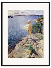 Gerahmter Kunstdruck In den Schären