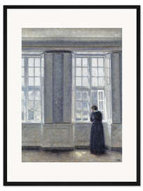 Gerahmter Kunstdruck Die Hohen Fenster