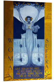 Magnettafel Woman Suffrage, Evelyn Cary