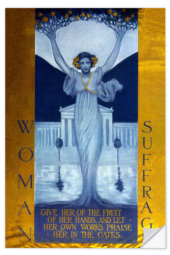 Adesivo murale Woman Suffrage, Evelyn Cary