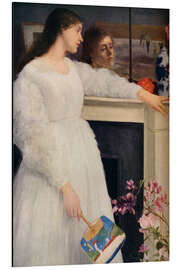 Magnettafel Symphonie in Weiß, Nr. 2: Das kleine weiße Mädchen